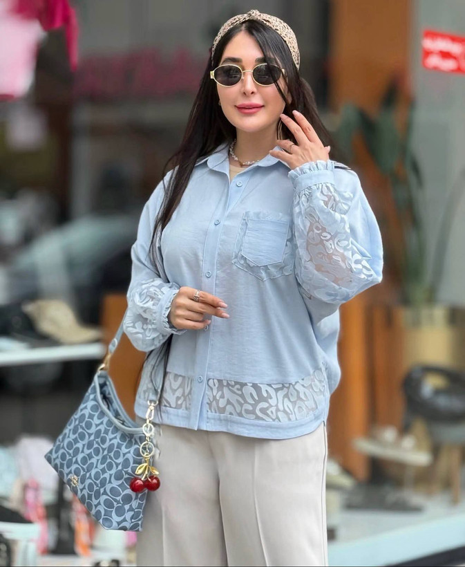 شومیز ترکیبی مزونی