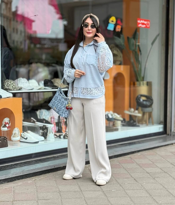 شومیز ترکیبی مزونی