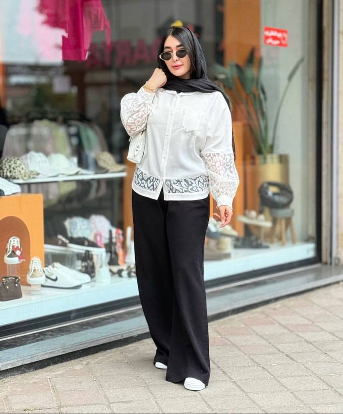 شومیز ترکیبی مزونی